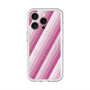 スリムプロテクションプレミアムケース with MagSafe［ Middle Stripe - Pink ］