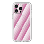 スリムプロテクションプレミアムケース with MagSafe［ Middle Stripe - Pink ］