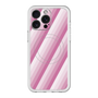 スリムプロテクションプレミアムケース with MagSafe［ Middle Stripe - Pink ］