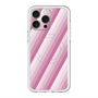 スリムプロテクションプレミアムケース with MagSafe［ Middle Stripe - Pink ］