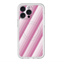 スリムプロテクションプレミアムケース with MagSafe［ Middle Stripe - Pink ］