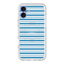 スリムプロテクションプレミアムケース with MagSafe［ Small Border - Blue ］