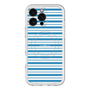 スリムプロテクションプレミアムケース with MagSafe［ Small Border - Blue ］