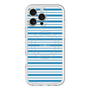スリムプロテクションプレミアムケース with MagSafe［ Small Border - Blue ］