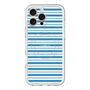 スリムプロテクションプレミアムケース with MagSafe［ Small Border - Blue ］