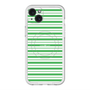 スリムプロテクションプレミアムケース with MagSafe［ Small Border - Green ］