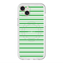 スリムプロテクションプレミアムケース with MagSafe［ Small Border - Green ］
