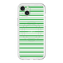 スリムプロテクションプレミアムケース with MagSafe［ Small Border - Green ］