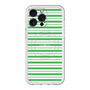 スリムプロテクションプレミアムケース with MagSafe［ Small Border - Green ］