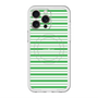 スリムプロテクションプレミアムケース with MagSafe［ Small Border - Green ］