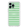 スリムプロテクションプレミアムケース with MagSafe［ Small Border - Green ］