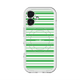 スリムプロテクションプレミアムケース with MagSafe［ Small Border - Green ］