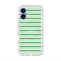 スリムプロテクションプレミアムケース with MagSafe［ Small Border - Green ］