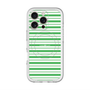 スリムプロテクションプレミアムケース with MagSafe［ Small Border - Green ］