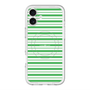 スリムプロテクションプレミアムケース with MagSafe［ Small Border - Green ］