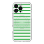 スリムプロテクションプレミアムケース with MagSafe［ Small Border - Green ］