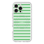 スリムプロテクションプレミアムケース with MagSafe［ Small Border - Green ］