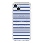スリムプロテクションプレミアムケース with MagSafe［ Small Border - Navy ］