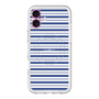 スリムプロテクションプレミアムケース with MagSafe［ Small Border - Navy ］
