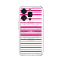 スリムプロテクションプレミアムケース with MagSafe［ Small Border - Pink ］