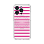 スリムプロテクションプレミアムケース with MagSafe［ Small Border - Pink ］