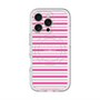 スリムプロテクションプレミアムケース with MagSafe［ Small Border - Pink ］