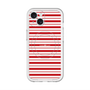 スリムプロテクションプレミアムケース with MagSafe［ Small Border - Red ］