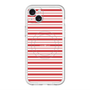 スリムプロテクションプレミアムケース with MagSafe［ Small Border - Red ］