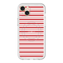 スリムプロテクションプレミアムケース with MagSafe［ Small Border - Red ］
