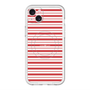 スリムプロテクションプレミアムケース with MagSafe［ Small Border - Red ］
