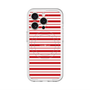 スリムプロテクションプレミアムケース with MagSafe［ Small Border - Red ］
