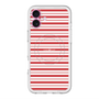 スリムプロテクションプレミアムケース with MagSafe［ Small Border - Red ］