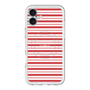 スリムプロテクションプレミアムケース with MagSafe［ Small Border - Red ］