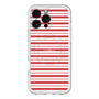 スリムプロテクションプレミアムケース with MagSafe［ Small Border - Red ］