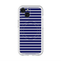 スリムプロテクションプレミアムケース with MagSafe［ Middle Border - Blue ］