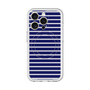 スリムプロテクションプレミアムケース with MagSafe［ Middle Border - Blue ］