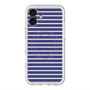 スリムプロテクションプレミアムケース with MagSafe［ Middle Border - Blue ］