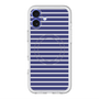 スリムプロテクションプレミアムケース with MagSafe［ Middle Border - Blue ］