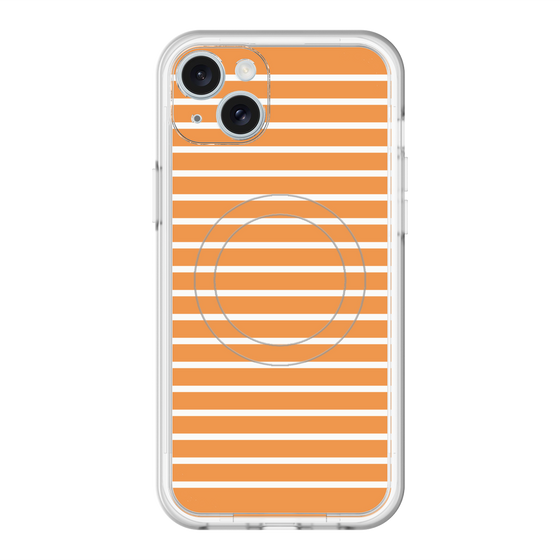 スリムプロテクションプレミアムケース with MagSafe［ Middle Border - Orange ］