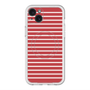 スリムプロテクションプレミアムケース with MagSafe［ Middle Border - Red ］