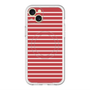 スリムプロテクションプレミアムケース with MagSafe［ Middle Border - Red ］