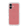 スリムプロテクションプレミアムケース with MagSafe［ Middle Border - Red ］