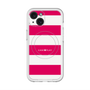スリムプロテクションプレミアムケース with MagSafe［ Big Border - Pink ］