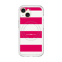 スリムプロテクションプレミアムケース with MagSafe［ Big Border - Pink ］