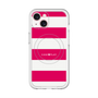 スリムプロテクションプレミアムケース with MagSafe［ Big Border - Pink ］