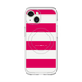 スリムプロテクションプレミアムケース with MagSafe［ Big Border - Pink ］
