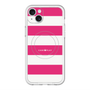 スリムプロテクションプレミアムケース with MagSafe［ Big Border - Pink ］