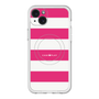 スリムプロテクションプレミアムケース with MagSafe［ Big Border - Pink ］