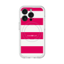 スリムプロテクションプレミアムケース with MagSafe［ Big Border - Pink ］