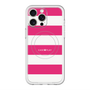 スリムプロテクションプレミアムケース with MagSafe［ Big Border - Pink ］